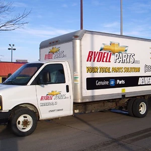 Vehicle Graphics for Local Dealership Truck