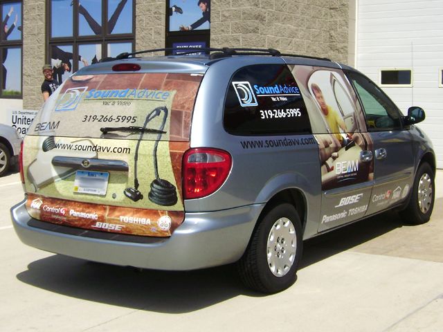 Sound Advice Partial Vehicle Wrap
