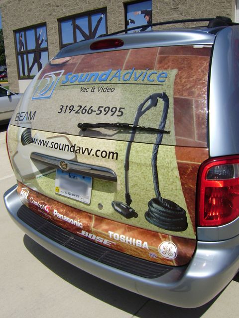 Sound Advice Partial Vehicle Wrap