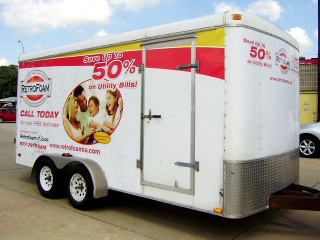 Retrofoam of Iowa Enclosed Trailer Graphics