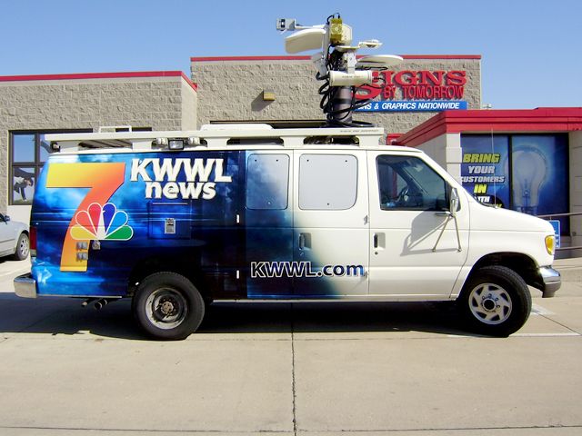 KWWL News Van Partial Wrap
