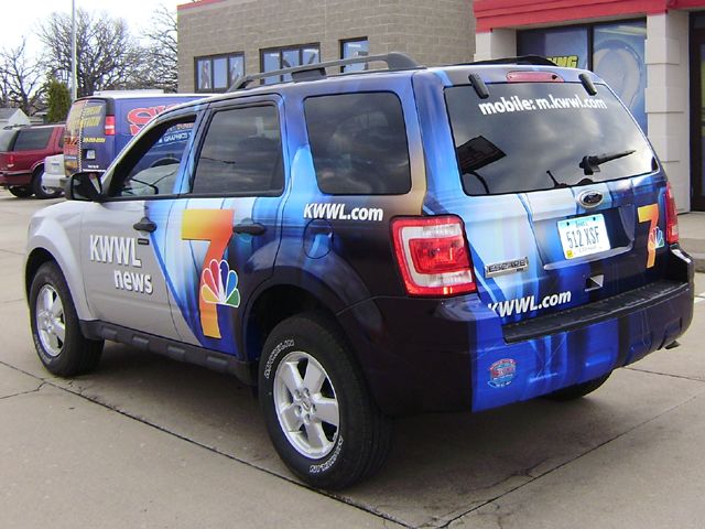 KWWL News Vehicle Partial Wrap