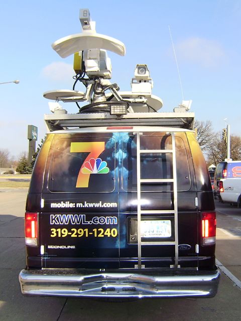KWWL News Vehicle Partial Wrap