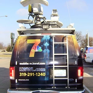 KWWL News Vehicle Partial Wrap