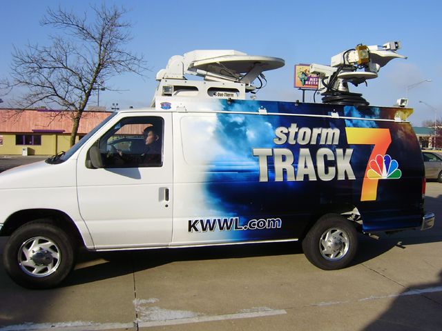 KWWL News Vehicle Partial Wrap