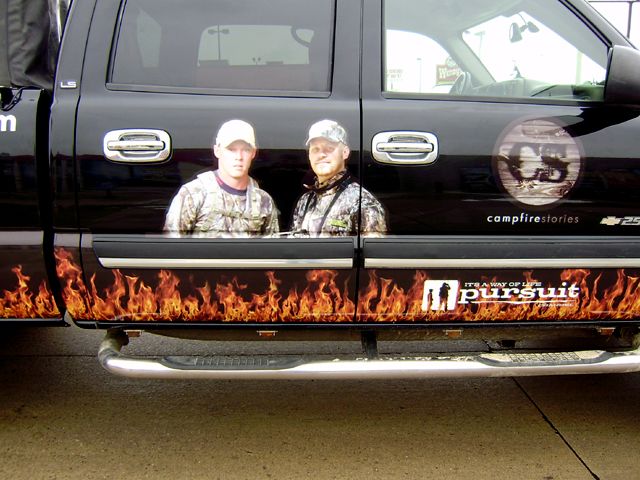Campfire Stories Partial Truck Wrap