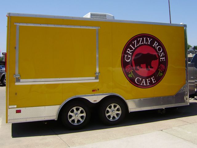 Grizzly Rose Trailer Decal