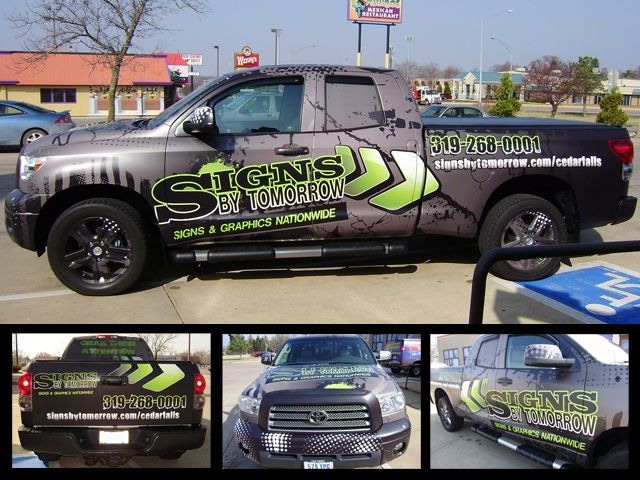 Full Vehicle Wrap with Perforated Window Decals