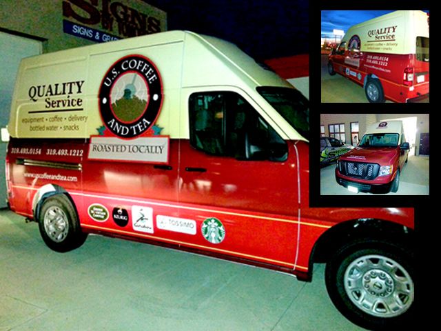 Full Wrap with perforated window decal