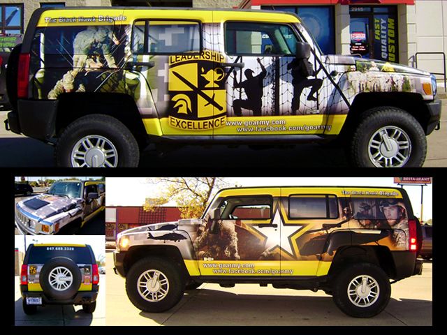 Full Wrap with perforated window decal