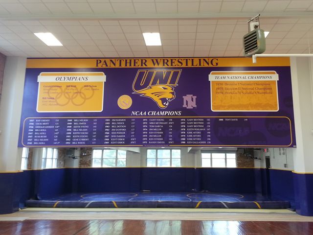 UNI Wrestling Wall Mural