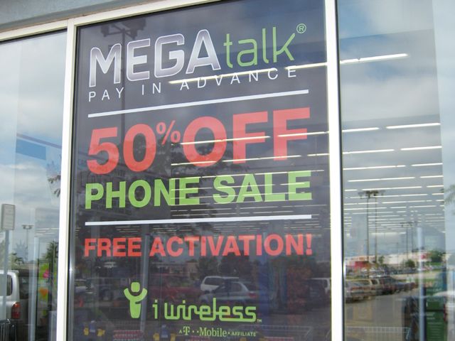 Digitally Printed Vinyl Graphics Applied to Storefront Windows