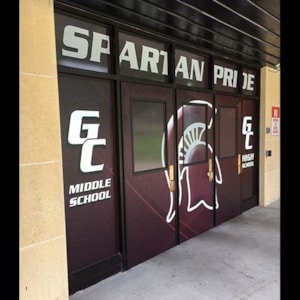 Perforated Vinyl Windows Perforated Window Sign Window Signs Window Graphics Custom Windows