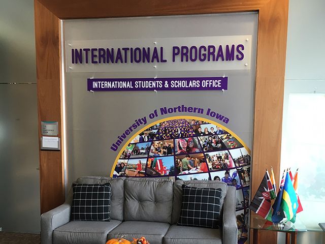 UNI International Programs Interior Graphics