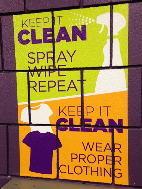 Vinyl Decal installed to Brick Wall