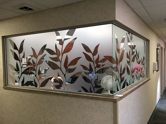 Dusted Crystal Vinyl with Die Cut Design