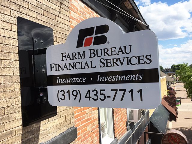 Custom Steel Bracket Mounted Sign