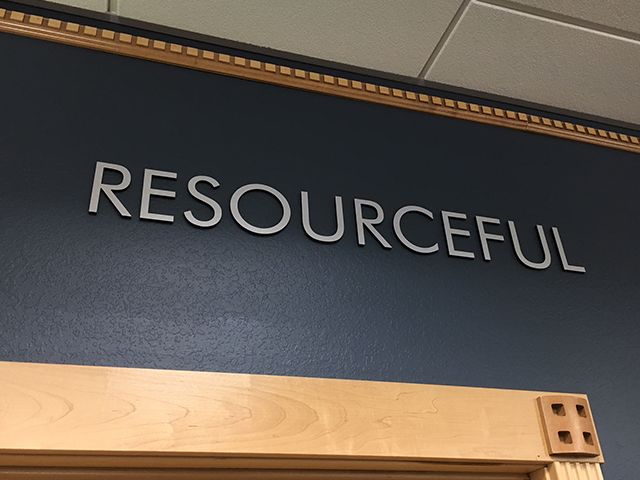 Interior Dimensional Wall Lettering