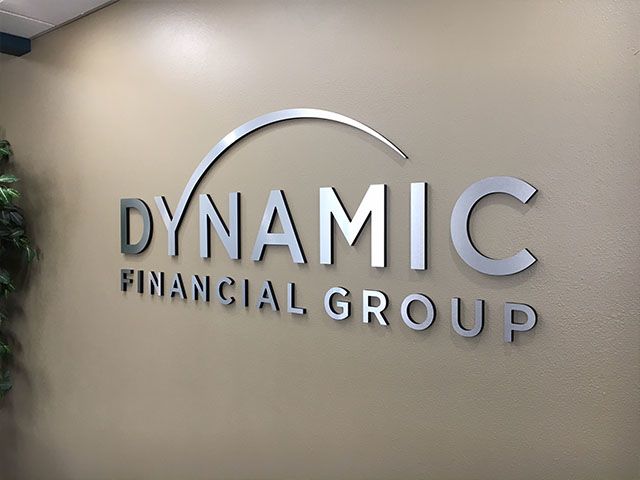 Interior Brushed Silver Dimensional Lettering