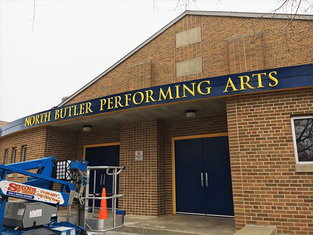 Exterior Gemini Lettering