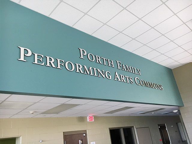 Interior Dimensional Lettering