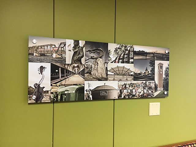 Breakroom Artwork with Standoffs