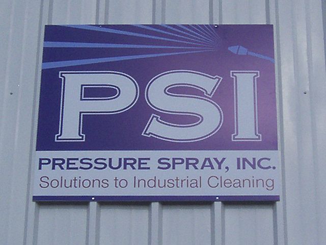 Building Signs Pressure Spray, Inc.