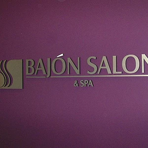 Dimensional Foam Letters Bajon Salon and Spa