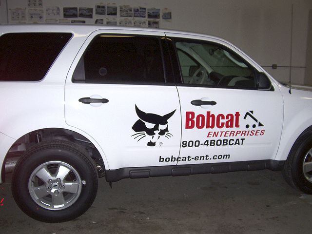 Vehicle Graphics Bobcat Enterprises