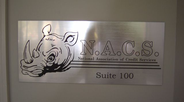 NACS Laser Cut Plaque