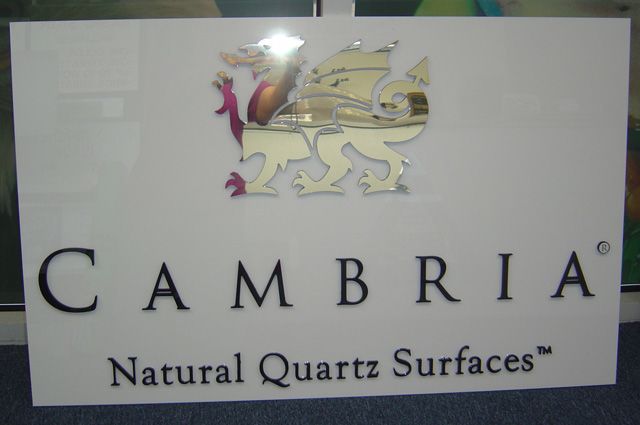 Cambria Dimensional Letters on Acrylic