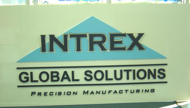 Intrex Global Solutions Routed Acrylic on Acrylic Base