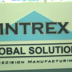 Intrex Global Solutions Routed Acrylic on Acrylic Base