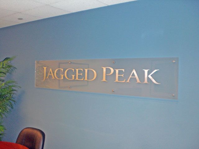 Jagged Peak Acrylic Logo