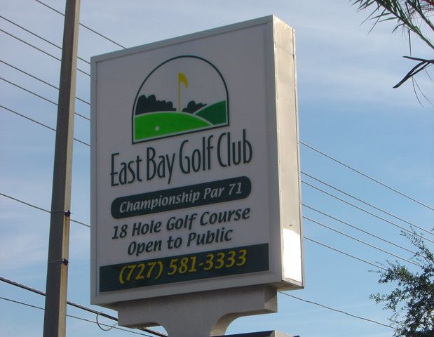 East Bay Golf Club Embossed Pan Faces