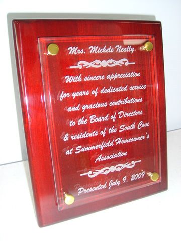 Sterling Management Plaque