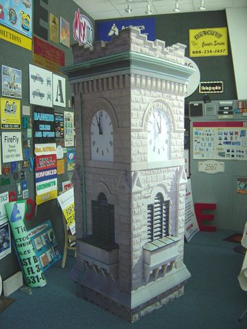 Church Clock Tower for Production Set