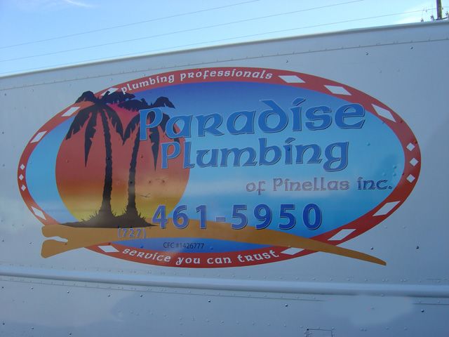 Paradise Plumbing Step Van
