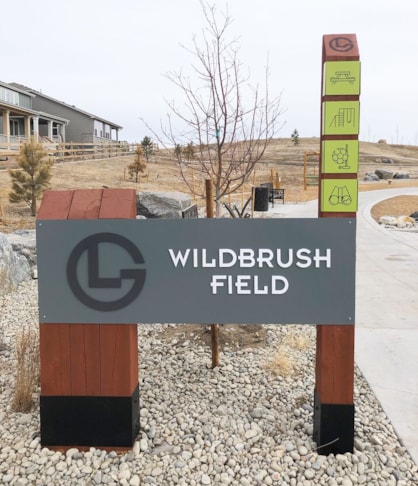 Playground Monument Signage