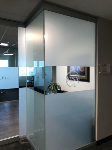 Dusted Crystal Window Graphics