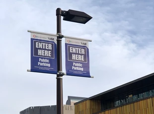 Outdoor Pole Banners | Property Management | Denver, CO | PVC