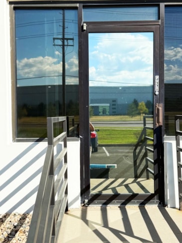 Window tint applied to customers door and windows