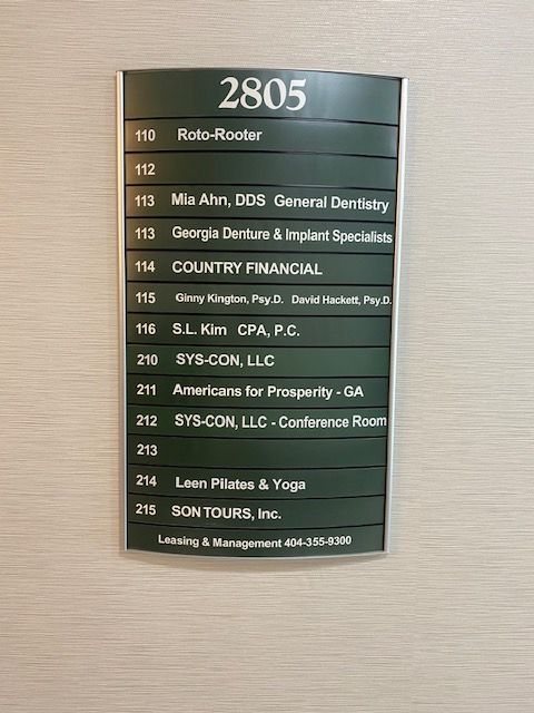Directory signs on sale