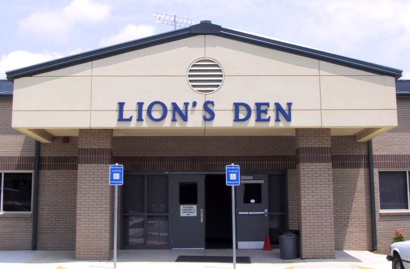 Stud Mounted Plastic Letters