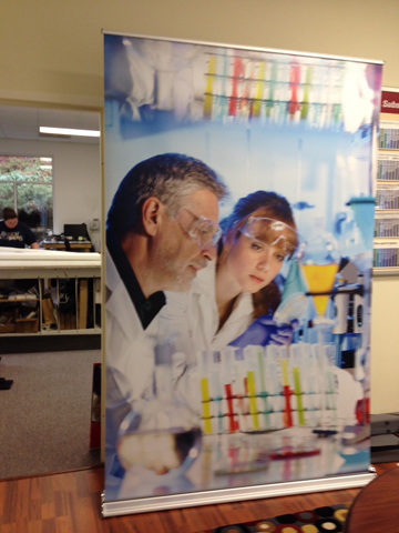 Table Top Retractable Banner Stand