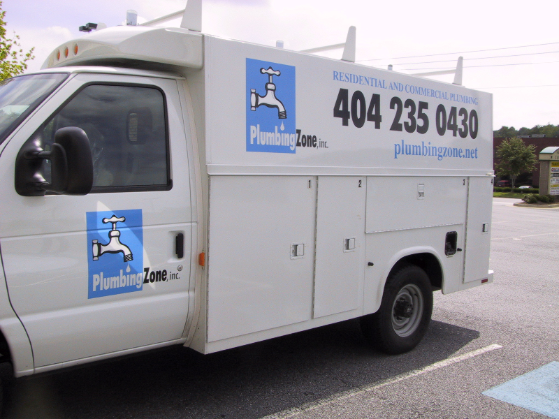 Plumbing Truck Lettering
