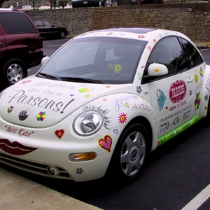 Parsons Gifts Volkswagon Beetle Vehicle Lettering