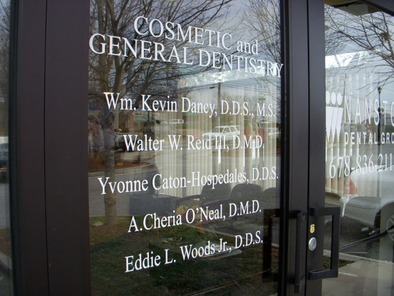 Cut Vinyl Ready-To-Apply Vinyl Door/ Window Lettering