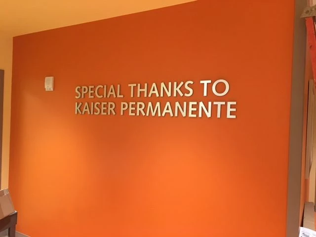 3D Donor Recognition Wall Letters
