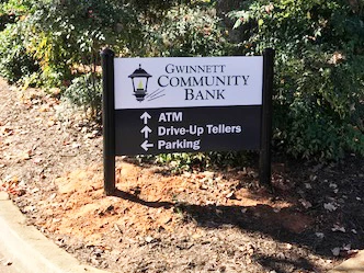 Aluminum Post and Panel Directional sign